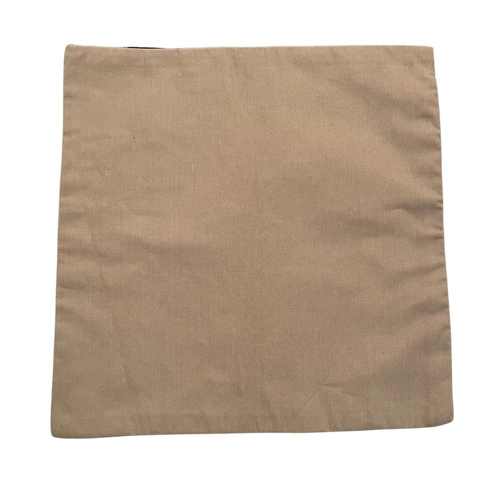 NEW Set of 2 Square Linen Pillowcases with Traditional Kazakh Embroidery - Picture 5 of 5